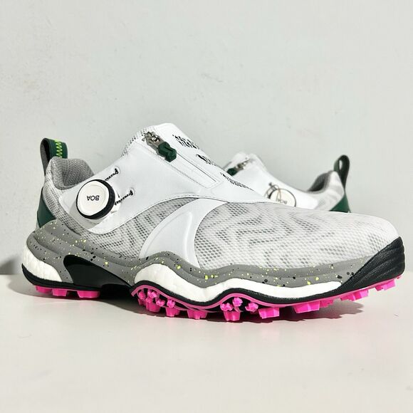 Adidas CodeChaos BOA 25 “White Collegiate Green Pink” Men’s Size 9 Golf Shoes